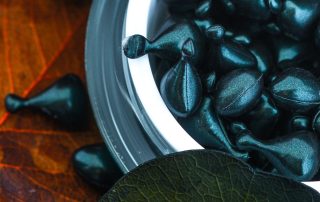 Celestolite capsules in open jar