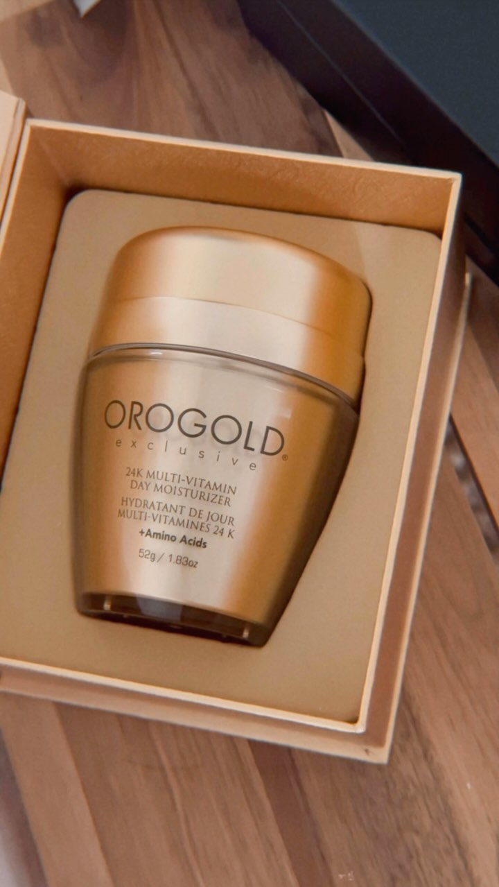 Orogold day cream in box to be reviewed