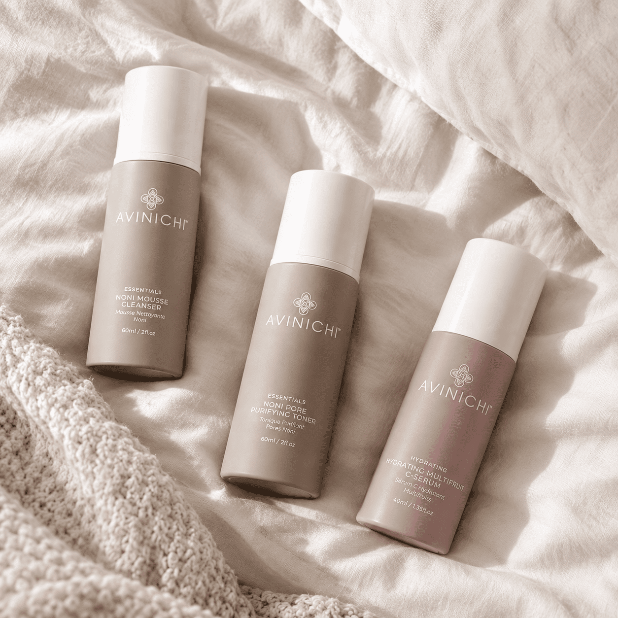 Avinichi skincare products